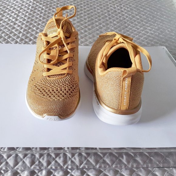 APL Shoes Nwot Apl Techloom Pro 24 Karat Gold Sneakers